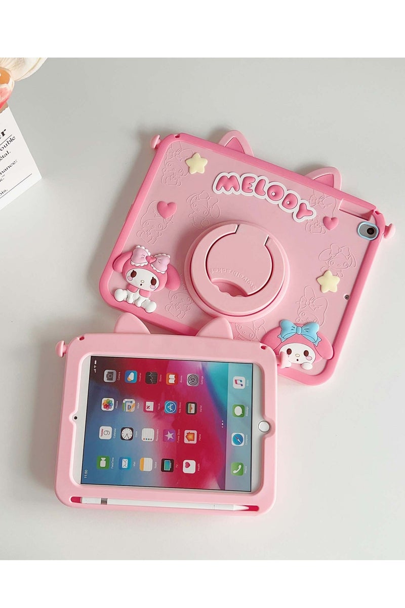 Cartoon protector for iPad 10th Generation Case Girls-10.9 inch Cases with Pencil Holder Handle Stand Shoulder Cute Cartoon Girly Teens Tablet Cover for iPad 10th Gen 2022 - Image 5