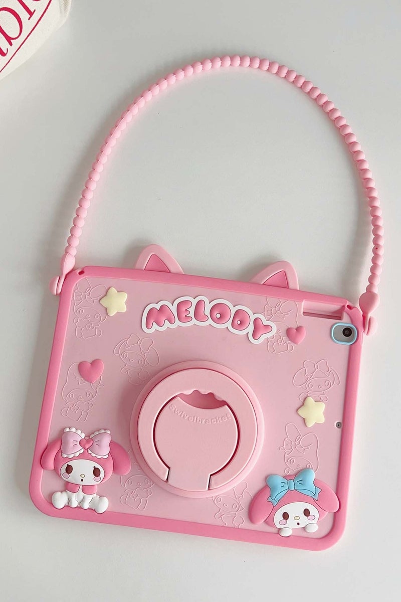 Cartoon protector for iPad 10th Generation Case Girls-10.9 inch Cases with Pencil Holder Handle Stand Shoulder Cute Cartoon Girly Teens Tablet Cover for iPad 10th Gen 2022 - Image 4