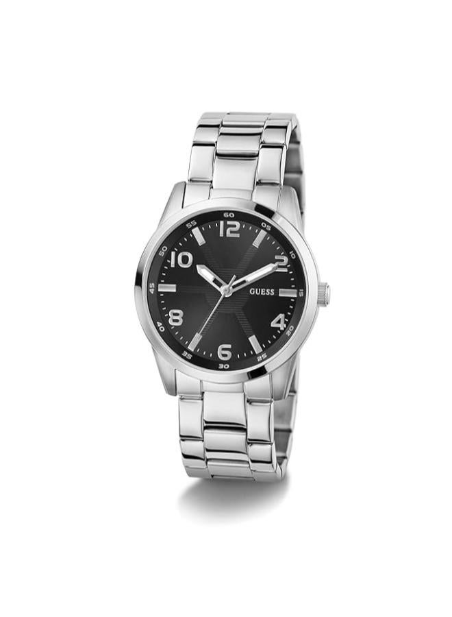 GUESS 42mm Silver Tone Analog Watch - Image 4
