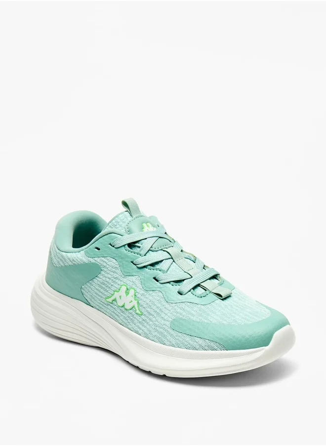 Kappa Women's Textured Sports Shoes with Lace-Up Closure