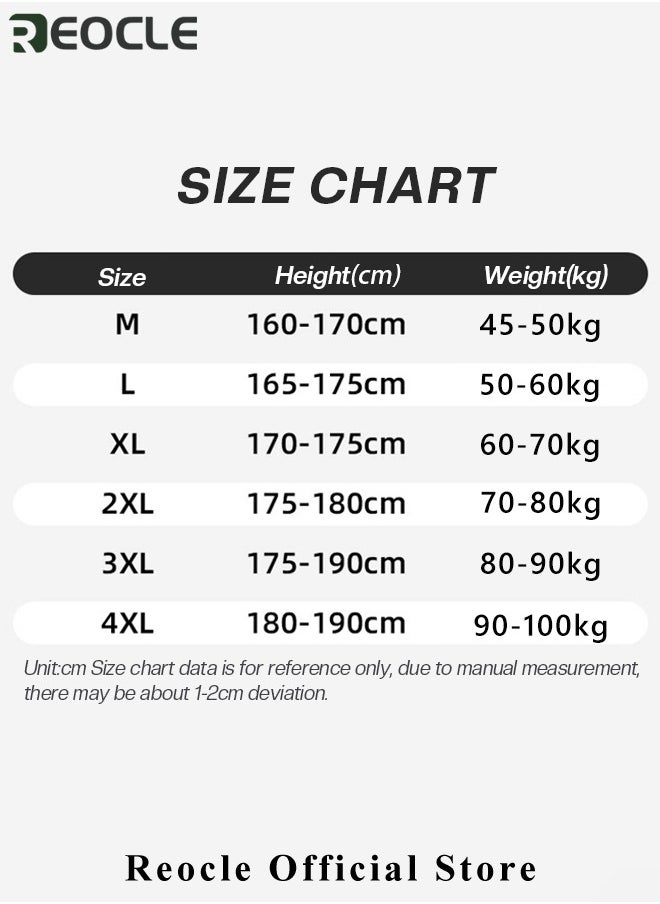 REOCLE - Men's T-shirt Short Sleeve Button Down Shirts Regular-Fit Cotton Lapel Shirts Casual T-shirt - Image 1