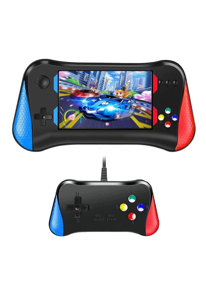 Handheld Game Console for Kids Adults, 3.5'' LCD Screen Retro Handheld Video Game Console, Preloaded 500 Classic Retro Video Games with Rechargeable Battery, Support 2 Players and TV Connection - Image 1