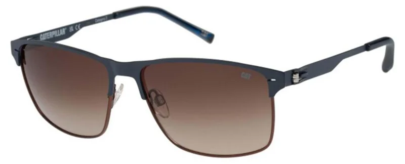 كات نظارة شمسية مربعة مستقطبة للرجال  زرقاء  مم