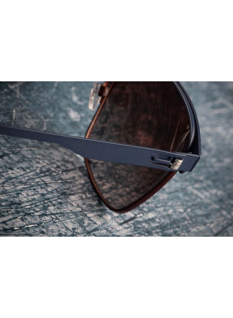 كات نظارة شمسية مربعة مستقطبة للرجال  زرقاء  مم - Image 5