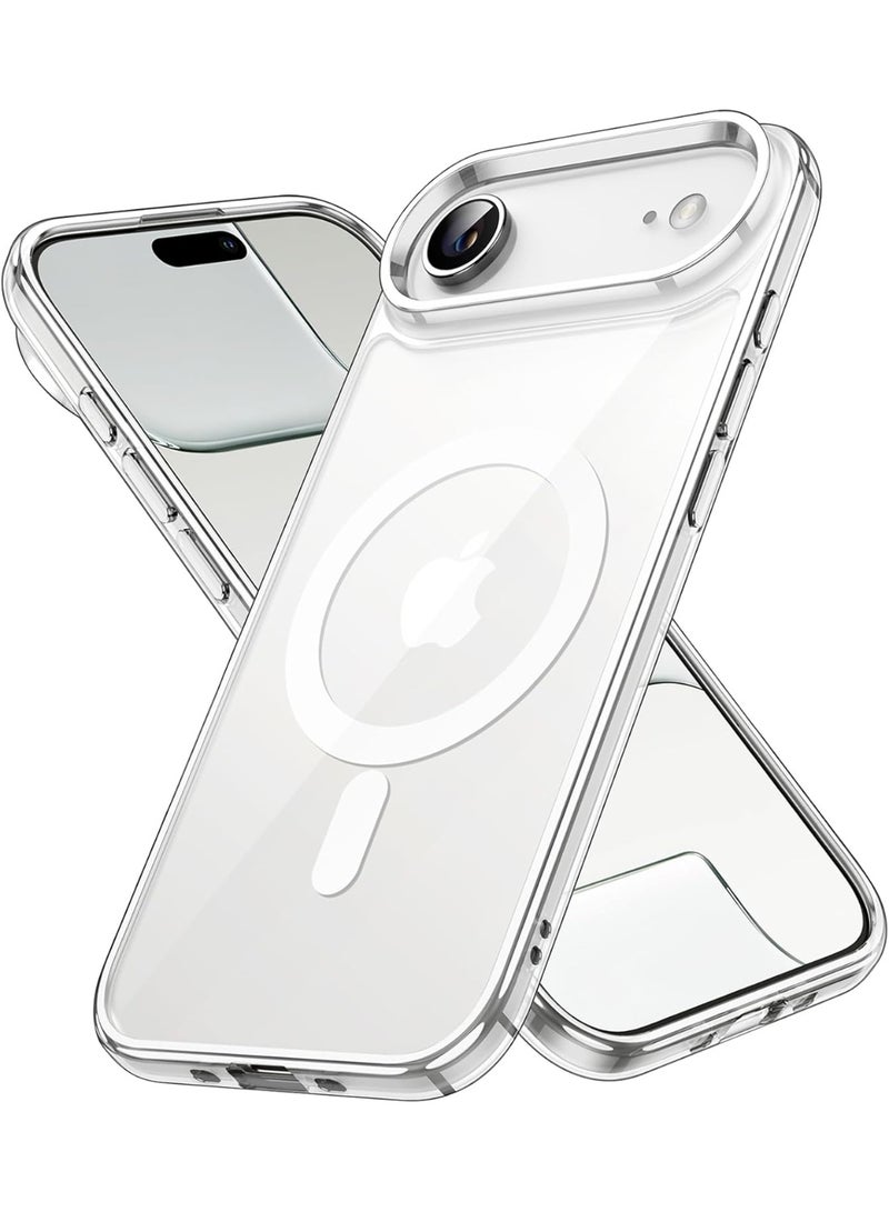 ZAFRA iPhone Air Case MagSafe Transparent Military-Grade Protection Strong Magnet Anti-Yellowing Scratch Resistant Cover - Image 1