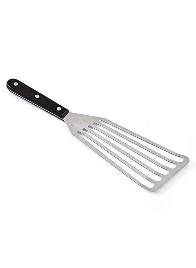 we3 وي 3 ملعقة تقليب ثقيلة للأواني والمقالي والشوايات | رائعة لقلب الفطائر، السمك، البيض، البرغر، الأومليت والمزيد (متوسطة 28 * 7.8 سم) - من الفولاذ المقاوم للصدأ - Image 1