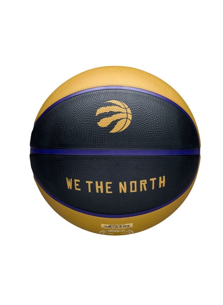 Wilson - 2024-2025 NBA Team City Edition Icon Toronto Raptors Basketball – Official Size, Durable Grip & Premium Quality for Indoor & Outdoor Play - Image 1
