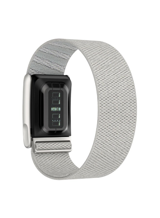 OSHIMA Nylon Wristband, Stretchy Nylon Wristband Compatible with Whoop 5.0 / Whoop MG Bands, Soft Adjustable Sports Loop Replacement Strap with Metal Boundary Shaped Clasp - Image 3