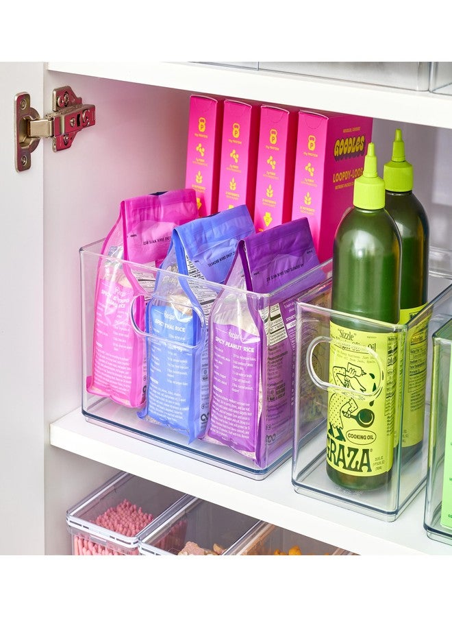 InterDesign iDesign Plastic Storage Bin with Handles for Household Storage - Clear - Made in USA - Image 5