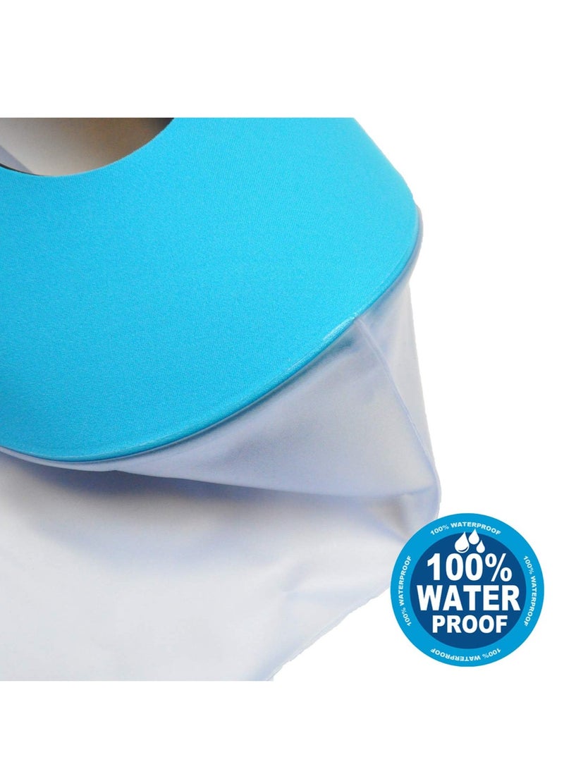 DUNISO غطاء مقاوم للماء لذراع الجبيرة للأطفال، ختم مائي ناعم ومريح للحفاظ على الجروح جافة، غطاء واقي لضمادة استحمام الأطفال قابل لإعادة الاستخدام - Image 3