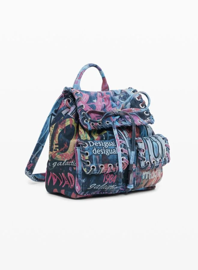 DESIGUAL Small Graffiti Backpack
