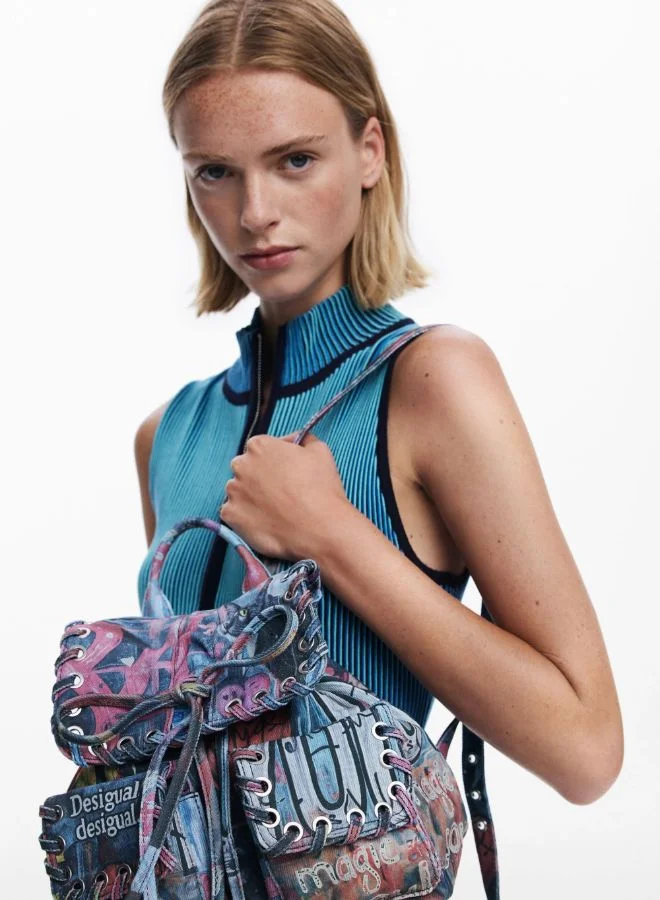 DESIGUAL Small Graffiti Backpack