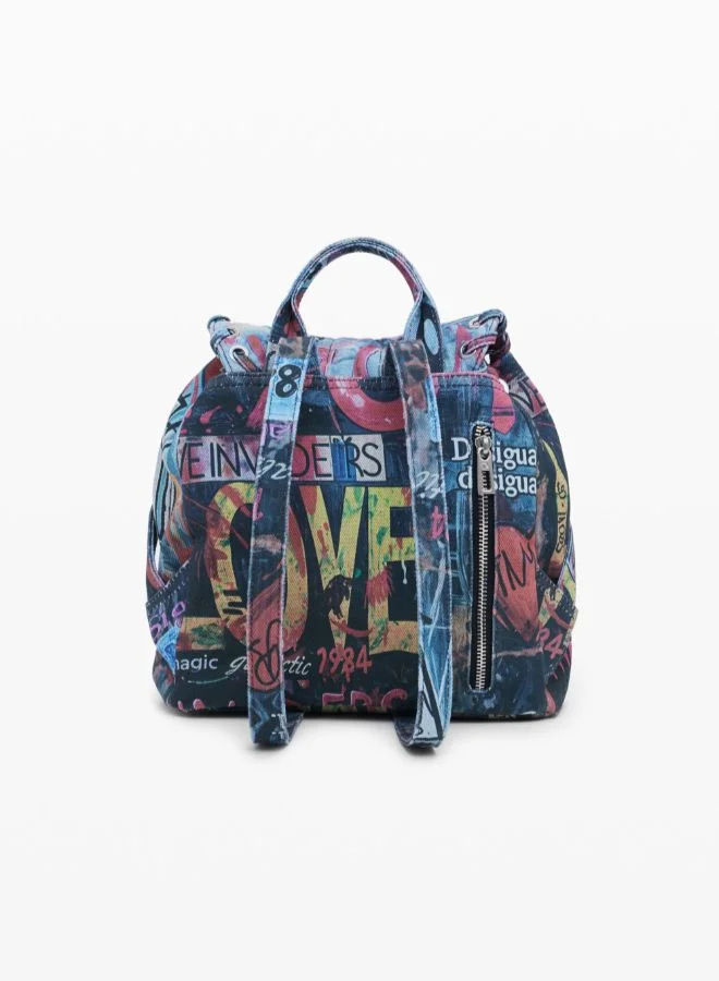 DESIGUAL Small Graffiti Backpack