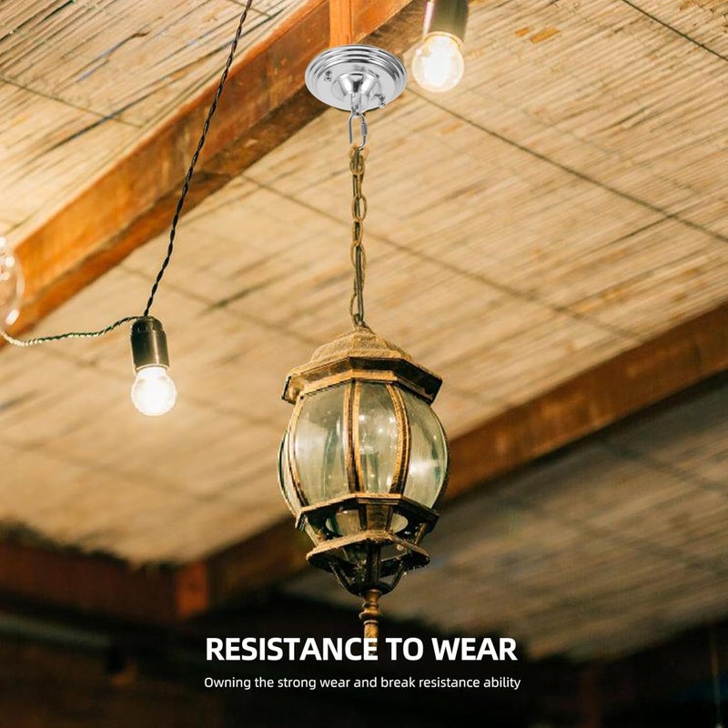 UKCOCO Vintage Ceiling Light Cover Plate Canopy Plate for Pendant Lights and Fixtures for Home Decor Living Rooms Cafes and Restaurants - Image 3