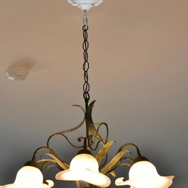 UKCOCO Vintage Ceiling Light Cover Plate Canopy Plate for Pendant Lights and Fixtures for Home Decor Living Rooms Cafes and Restaurants - Image 2