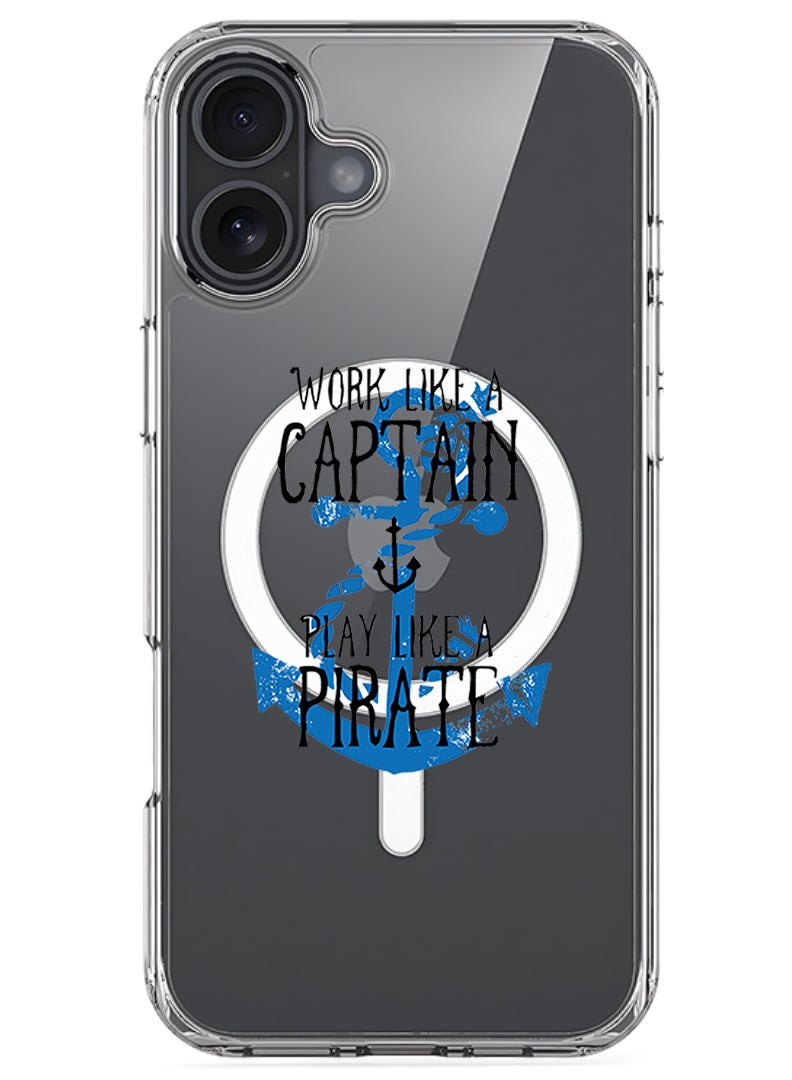 Theodor Magnetic Case for Apple iPhone 17 Compatible with MagSafe Wireless Charging, Shockproof Phone Bumper Cover - Work like a Captain - Image 1