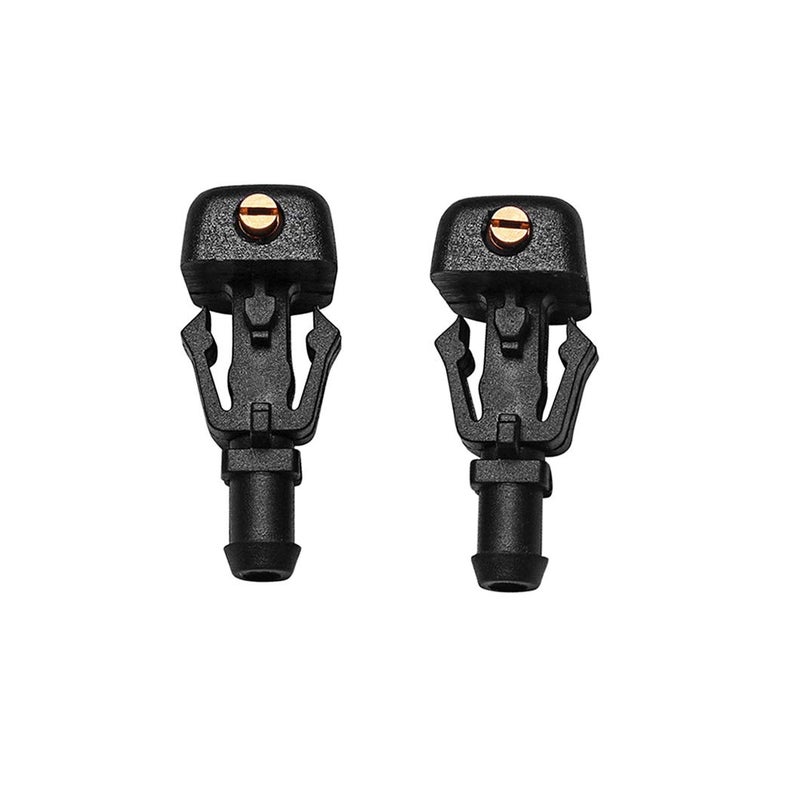 زيت زين 2 قطع فوهة غسيل الزجاج الأمامي رذاذ المساحات استبدال لـ 2004-2013 فورد F150 2009-2013 فورد فليكس 2003-2011 فورد كراون فيكتوريا ميركوري غراند ماركيز استبدال OEM 3W7Z17603AA