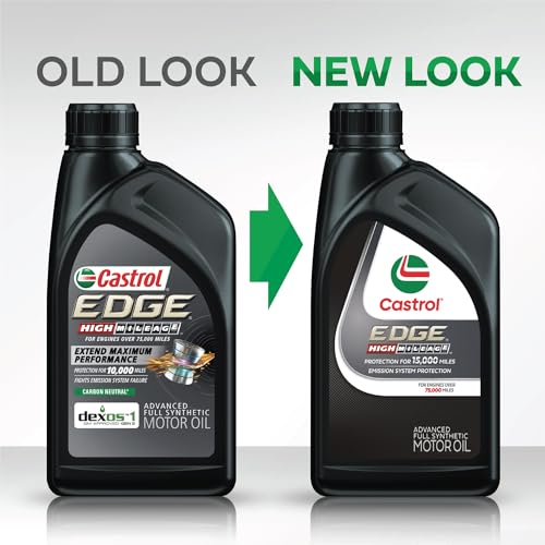 Castrol EDGE High Mileage 5W-30 Advanced Full Synthetic Motor Oil, 1 Quart, Pack of 6 - Image 2