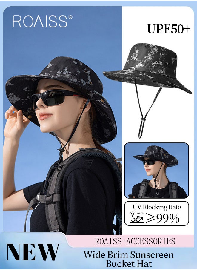 Women's Wide Brim Sunscreen Bucket Hat, Summer Sun Beach UV Protection Breathable Sun Hat, Suitable for Fishing Camping and Hiking - pzsku/Z86F66F0E21964A610705Z/45/_/1720429031/cff63fa6-0a8f-4357-9bff-d2ab6102ee8d