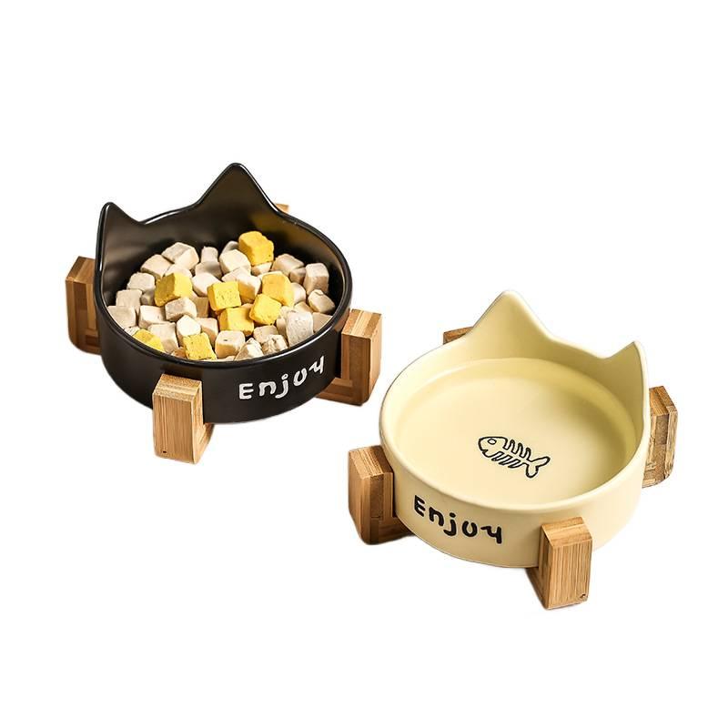 Floor Mat Use Pet Bowl Feeding and Water Double with Anti Tip Base Feeding Accessory Easy Clean Design Home Use for Cats and Dogs - Image 5