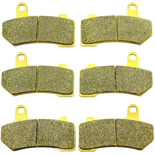 Master Chen Front Rear Brake Pads Brakes for Harley Davidson Electra Glide FLHTCU Ultra Classic 20082018 FLHT 20082010 FLHTC 20082012 FLHTCUL 20152016 FLHTK 20102013 MC0103 - Image 1