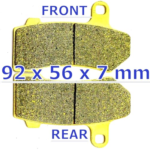 Master Chen Front Rear Brake Pads Brakes for Harley Davidson Electra Glide FLHTCU Ultra Classic 20082018 FLHT 20082010 FLHTC 20082012 FLHTCUL 20152016 FLHTK 20102013 MC0103 - Image 3