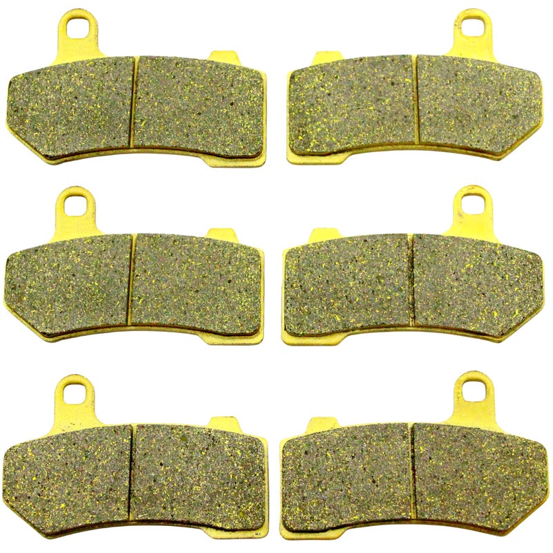 Master Chen Front Rear Brake Pads Brakes for Harley Davidson Electra Glide FLHTCU Ultra Classic 20082018 FLHT 20082010 FLHTC 20082012 FLHTCUL 20152016 FLHTK 20102013 MC0103 - Image 2