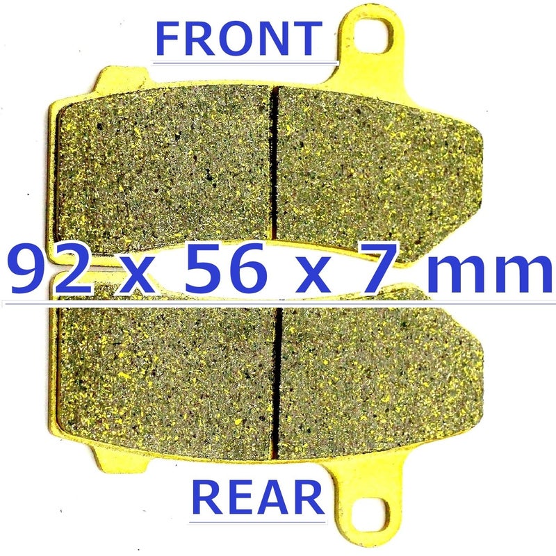 Master Chen Front Rear Brake Pads Brakes for Harley Davidson Electra Glide FLHTCU Ultra Classic 20082018 FLHT 20082010 FLHTC 20082012 FLHTCUL 20152016 FLHTK 20102013 MC0103 - Image 4