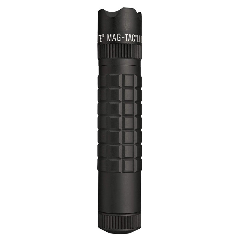 Maglite Mag-Tac LED 2-Cell CR123 Flashlight - Crowned-Bezel, Matte Black - Image 4