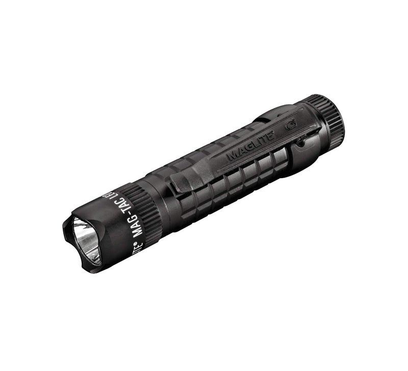 Maglite Mag-Tac LED 2-Cell CR123 Flashlight - Crowned-Bezel, Matte Black - Image 1