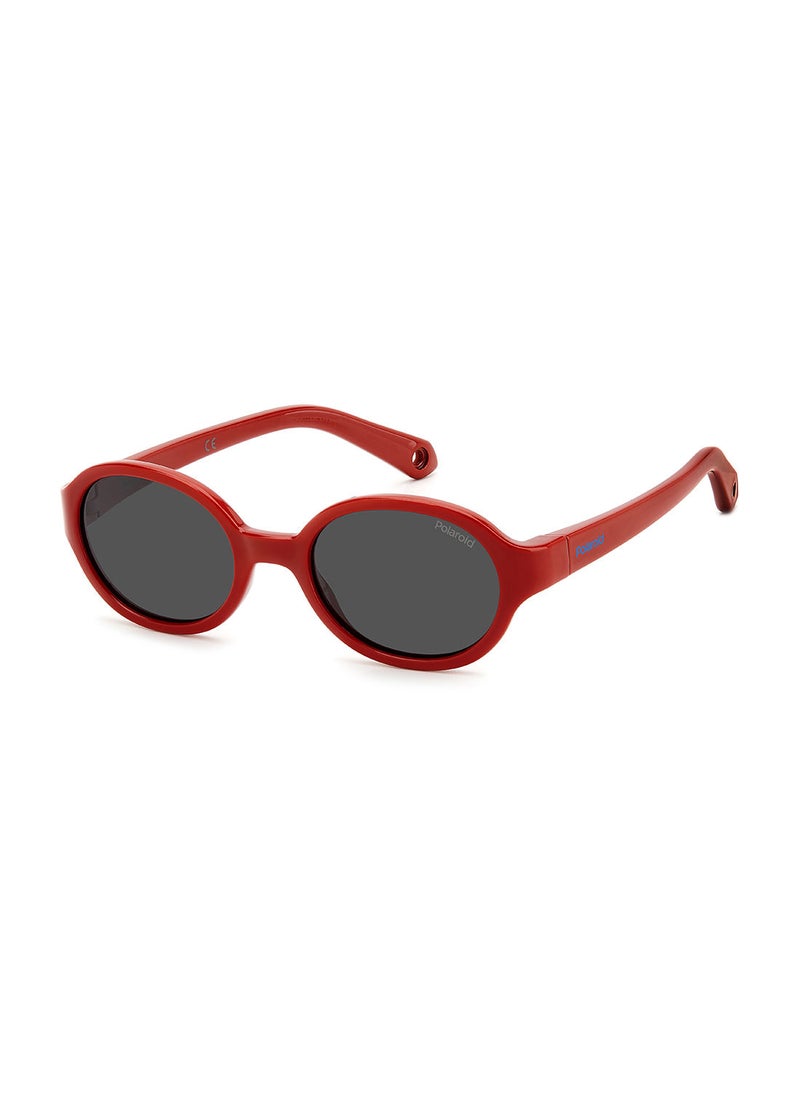 Polaroid Kids Unisex UV Protection Oval Sunglasses - Pld K004/S Red 42 - Lens Size: 42 Mm  - Image 1