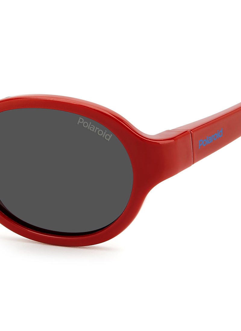 Polaroid Kids Unisex UV Protection Oval Sunglasses - Pld K004/S Red 42 - Lens Size: 42 Mm  - Image 5