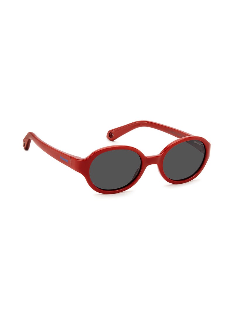 Polaroid Kids Unisex UV Protection Oval Sunglasses - Pld K004/S Red 42 - Lens Size: 42 Mm  - Image 2