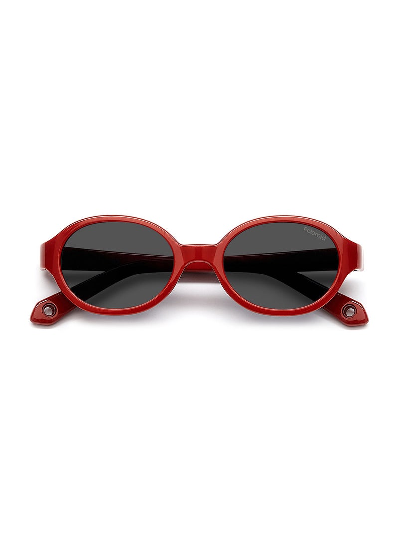 Polaroid Kids Unisex UV Protection Oval Sunglasses - Pld K004/S Red 42 - Lens Size: 42 Mm  - Image 4