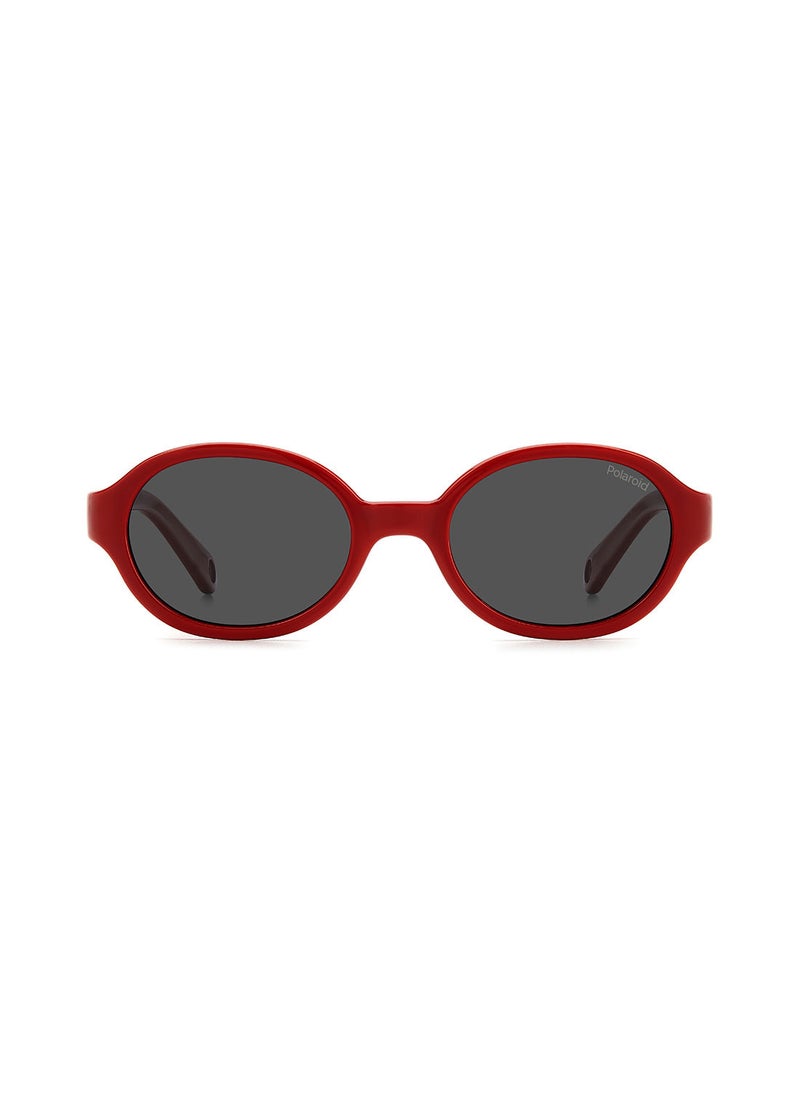 Polaroid Kids Unisex UV Protection Oval Sunglasses - Pld K004/S Red 42 - Lens Size: 42 Mm  - Image 3