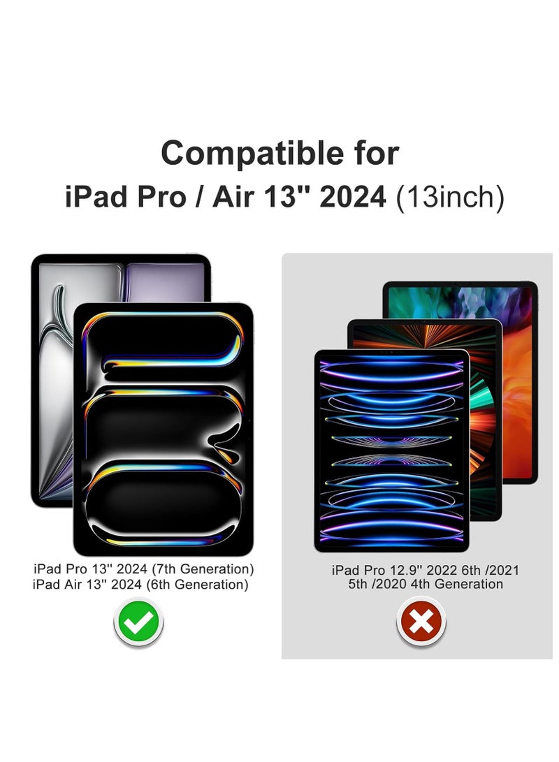 2 Pack Screen Protector for iPad Pro 13 Inch 2024 7th Gen, iPad Air 13 Inch 6 Generation 2024 6th Gen, Tempered Glass with HD Clarity, Scratch Resistance and Bubble-Free Installation - Image 2