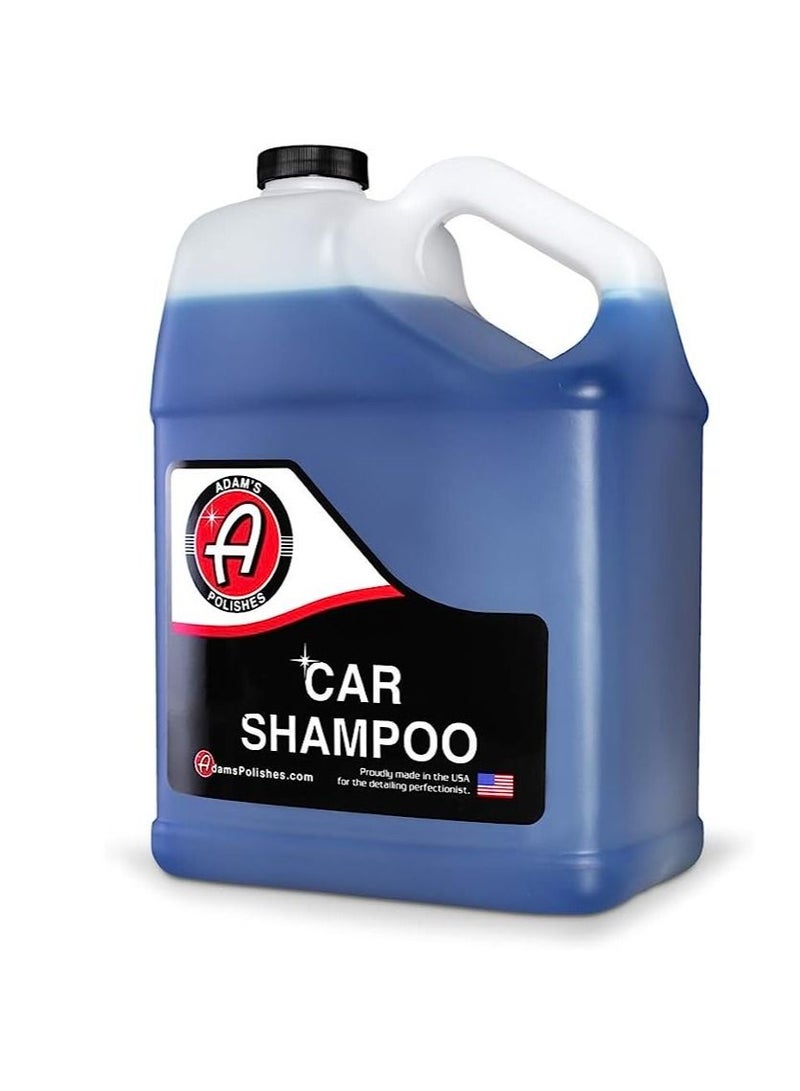 Adam's Polishes Adam's Car Wash Shampoo -pH Neutral Soap Formula for Safe, Spot Free Cleaning - Thick, Luxurious Suds That Always Rinses Clean - Ultra Slick Formula That Wont Scratch or Leave Water Spots (1 Gallon)  - Image 1