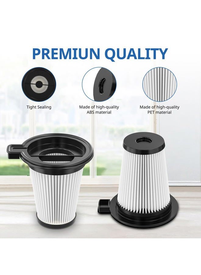 LINNIW 4 Pack Replacement Filters Compatiable with Wyze Cordless Vacuum Cleaner, Removable and Washable HEPA Filter Accessories Part Set with 1 Cleaning Brush for Wyze Handheld Cordless Vacuum Cleaner - Image 4