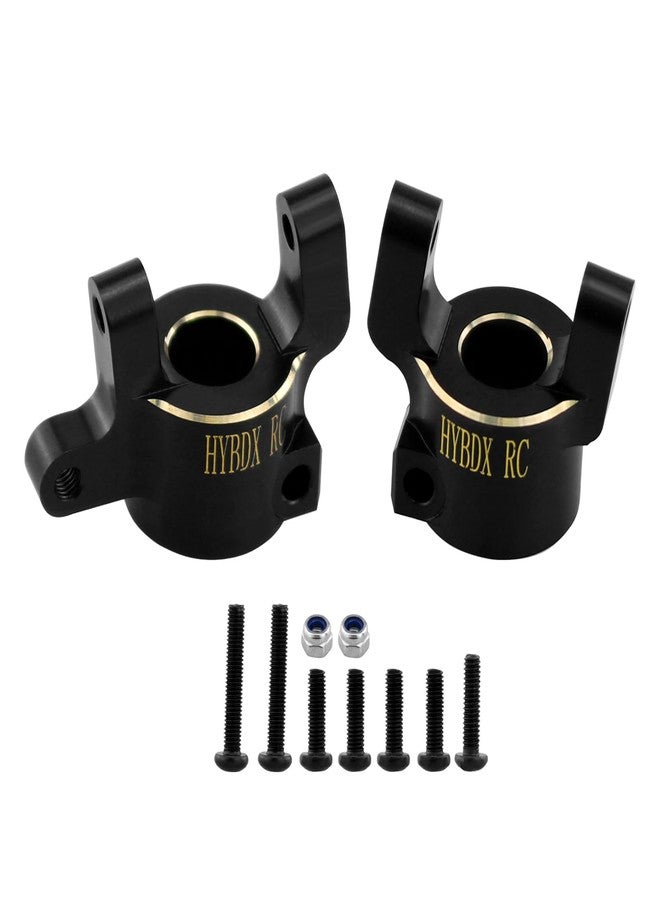 HYBDX RC Brass Differential Cover Knuckle counterweight for SCX10 II AR44 90046 90047 1/10 axial Upgrade (Black/C) - Image 4
