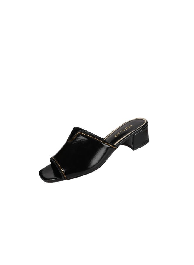 POLETTO Poletto Ladies Block Heel 54410 C1566 Black  - Image 3
