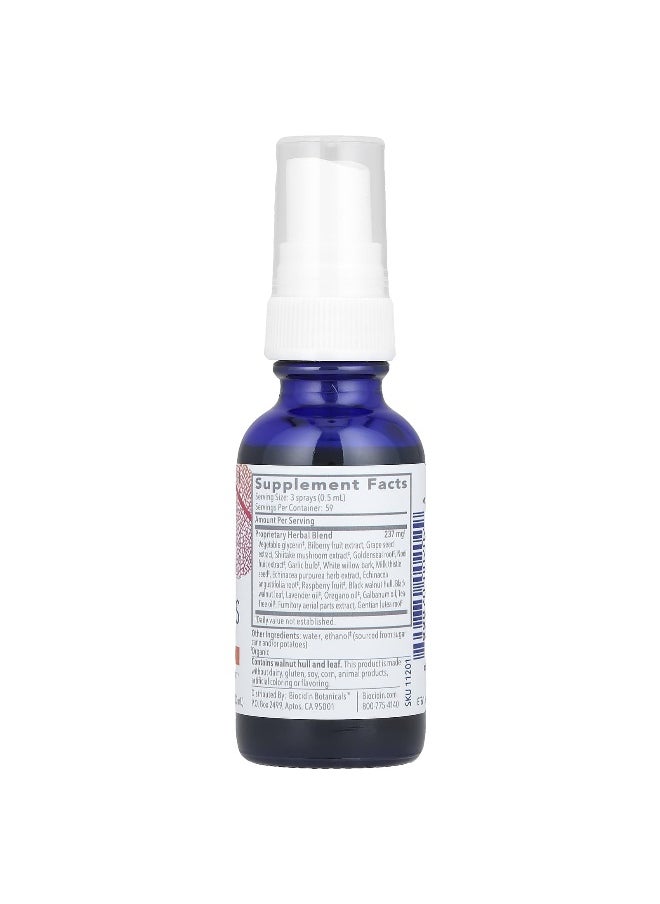 Biocidin Botanicals Biocidin Botanicals, Biocidin® TS, Daily Herbal Throat Spray, 1 fl oz (30 mL)  - Image 2
