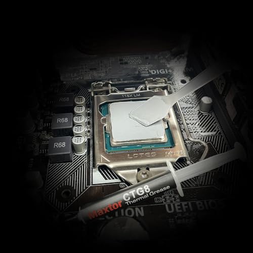 Maxtor CTG8 4 Grams Thermal Compound Paste Heat Sink for IC/Processor/CPU/GPU/All Coolers, 12.8W/m.k Carbon Based High Performance, Thermal Interface Material - Image 4
