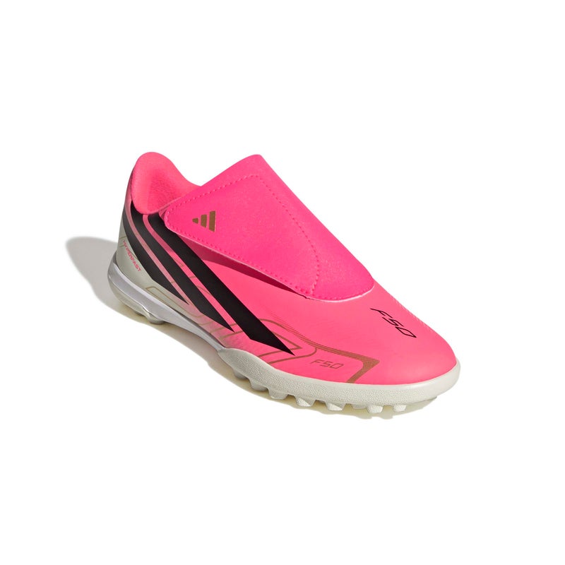 adidas F50 Hyperfast Club Hook And Loop Turf Football Boots Kids - Image 5