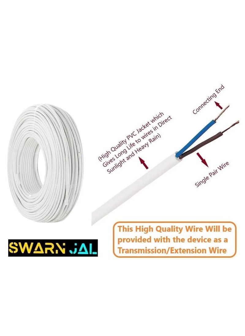 Swarn Jal Swarn Jal Model ARI20M Electric Water Tank Overflow Alarm AC 220V Powered Loud Human Voice Brass SensorsShock Proof 1 Year Complete GuaranteeMagnetically Isolated Technology20 Meter Wire  - Image 2
