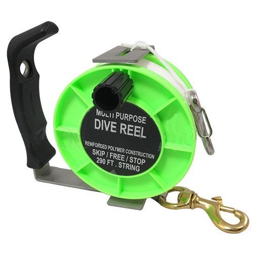 Scuba Choice Scuba Diving Stainless Steel Heavy Duty Multi-Purpose Dive Reel, 290' - Image 4