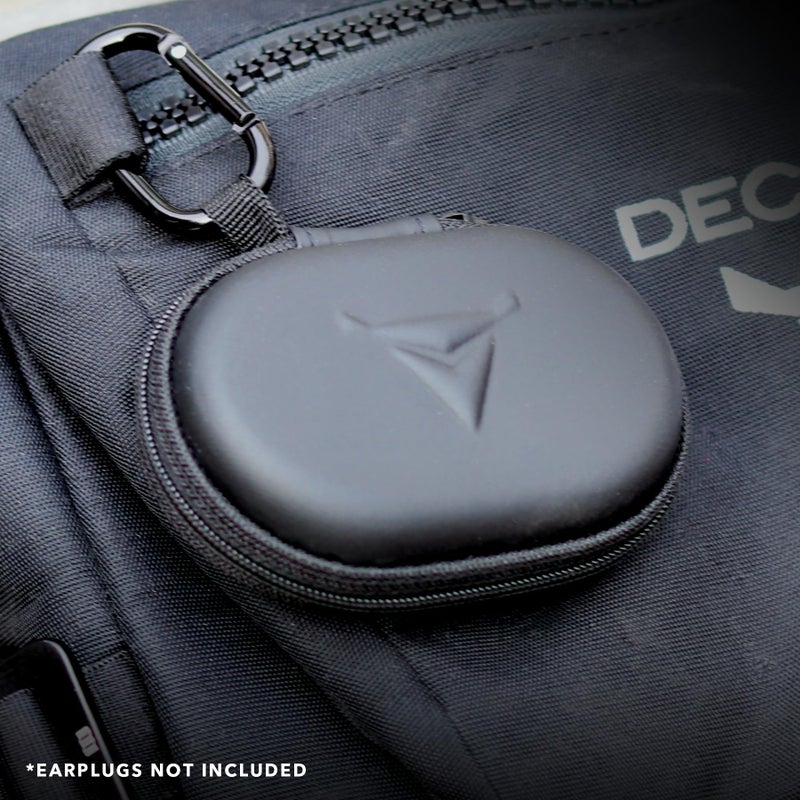 Decibullz - Zipper Headphones Carrying Case, Perfect for Earphones and Earplugs (Black) - Image 4