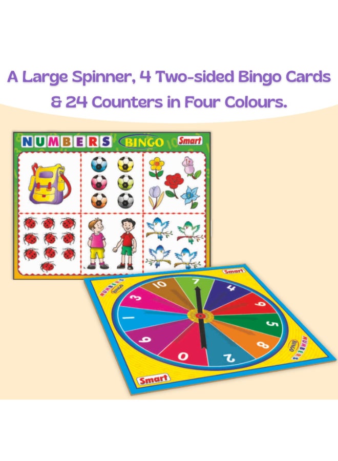Creative's Creative’s Smart Numbers Bingo Educational Game for Kids 3+, Learn Numbers 0–10, Counting & Matching Activity, Montessori Toy for Preschool, Home & Classroom Learning by Smart - Image 3
