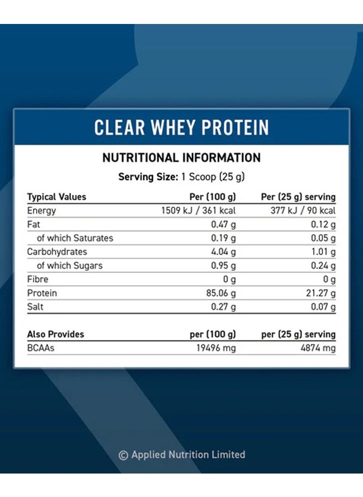 Applied Nutrition - Clear Whey Protein  - Strawberry and Raspberry - (250 gm) - Image 1