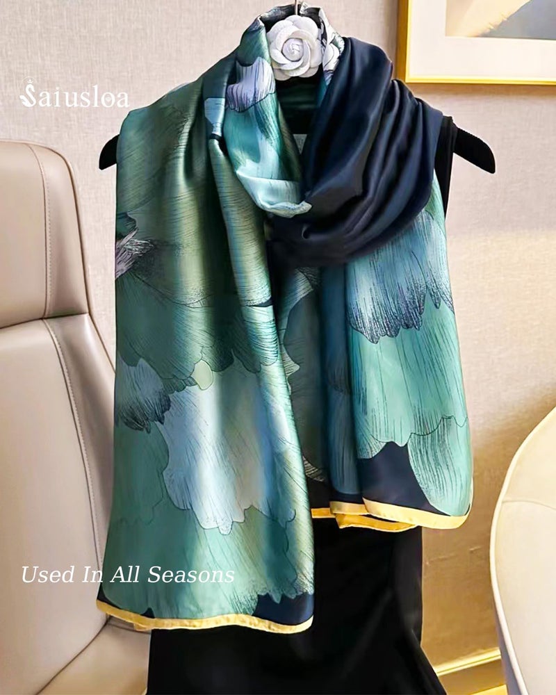 Saiusloa Dress Scarves Shawl Wraps Long Silky Scarf for Women Dressy Fashion Lightweight for Decorative Formal Evening Gowns-1024 - Image 2
