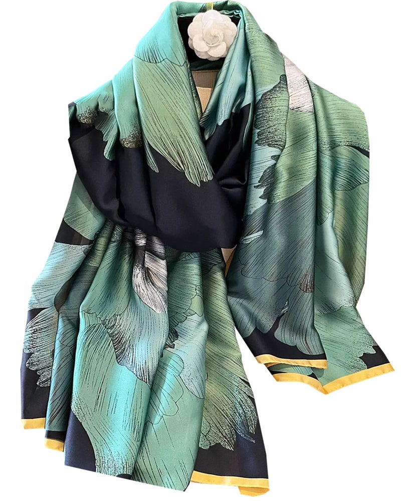 Saiusloa Dress Scarves Shawl Wraps Long Silky Scarf for Women Dressy Fashion Lightweight for Decorative Formal Evening Gowns-1024 - Image 1